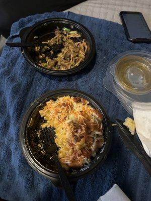 Buffalo Chicken Mac and Pad Thai