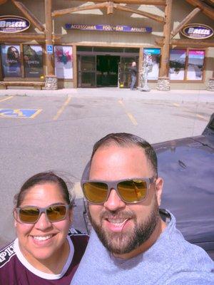 Great place super helpful honest and a great atmosphere! Thank y'all for our new sun glasses!