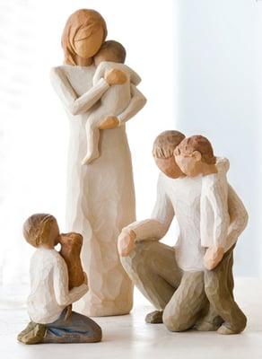 We have a wide assortment of Willow Tree figurines.