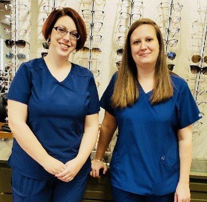 Keira and Staci... opticians