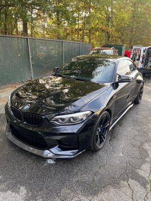 Black BMW M2 Premium Detailing Package, Atlanta, GA.