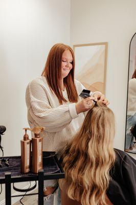 If you struggle with frizz our stylists would love to tell you the benefits of a Brazillian Blowout