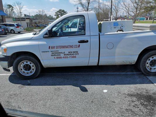 Don't call these guys. They park like a**holes. If they can't even park right, do you really trust them to do their jobs right?