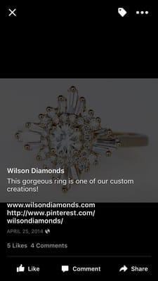 Heidi Gibson's "Gatsby" ring