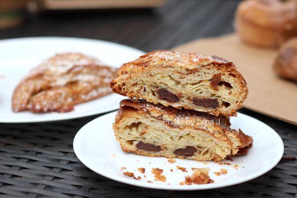 Inside of Chocolate Almond Croissant ($4.75)