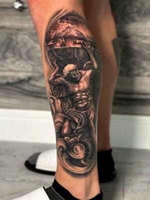 Start of leg sleeve by Josh