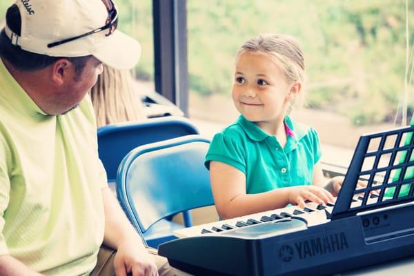 Look Dad-I'm playing the piano!