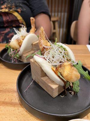 Shrimp tempura bun