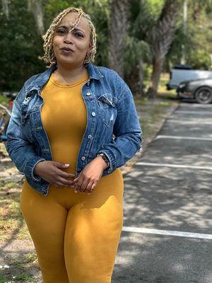 About That Snatched Sleeveless Jumpsuit - Mustard
1X (14-16)