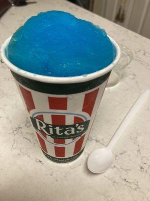 Blue raspberry ice