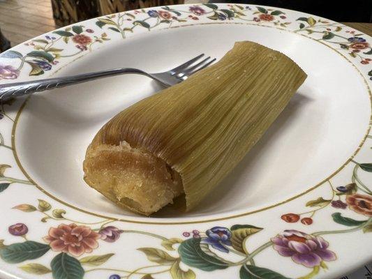 Corn tamale