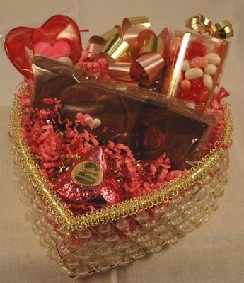 Valentine's Vanity tray filled with Dorothy's fantastic chocolates.