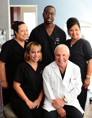 Dr Taylor and his oral surgery team