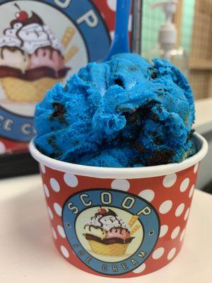 Our Single Scoop is giant even the cookie monster stops here!