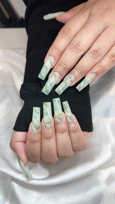 Acrylic nail by Kristy