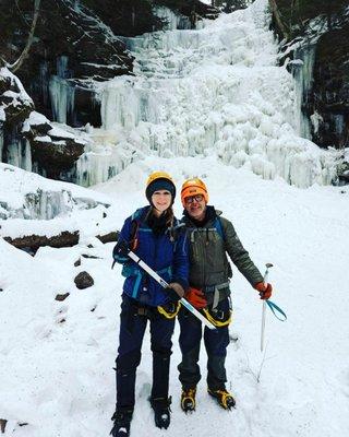 Ice Hiking at Ricketts Glen State Park with Valley to Summit.