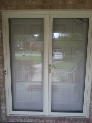 Front storm doors