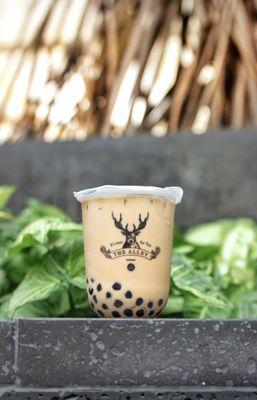 Royal no. 9 milk tea with boba