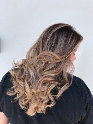 balayage with color melt,  style living proof, color bye victor, by appointment only,  check my Instagram,  victory.romero