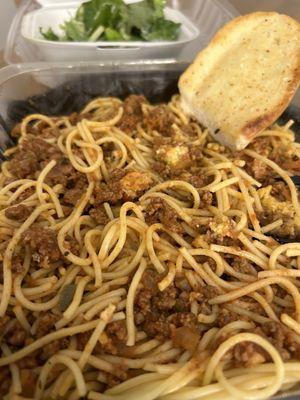 Spaghetti Bolognese special- so good!