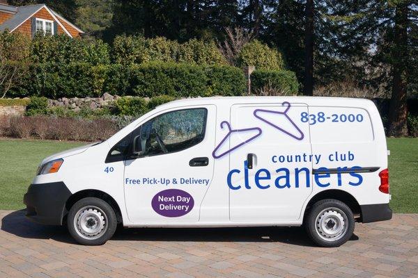 Providing next day delivery of your drycleaning and laundry. Always the closest drycleaner near you since we deliver to your doorstop!