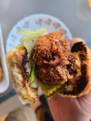 fried chicken slider