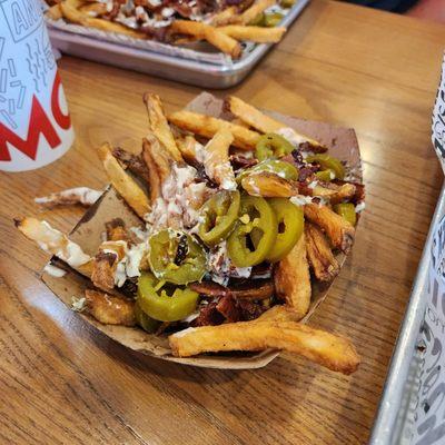 Awesome loaded fries.