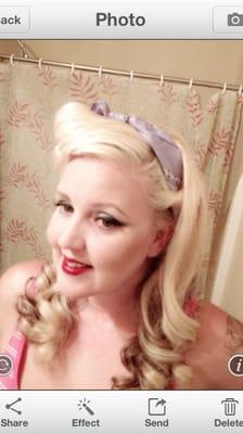 Rockabilly/Pin-Up Hair & make-up by Melinda 916-821-3061