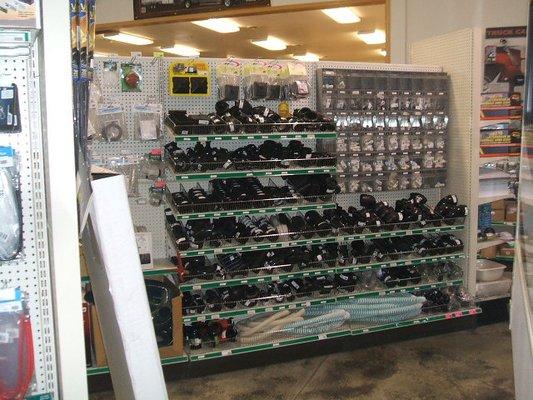 We have a large selection of plumbing parts in stock