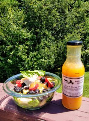 Peach Pecan Salad dressing is delicious!