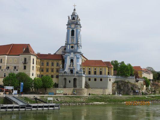 Sailing on the Danube River. River cruising, a great way to see Europe.