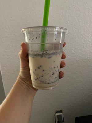 Oreo cookie horchata shake