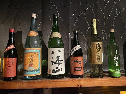 Sake tasting