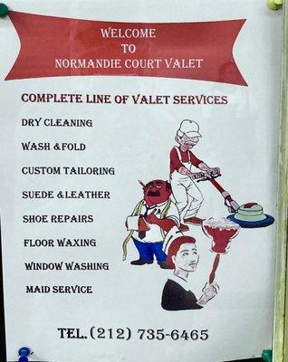 Normandie Court Valet