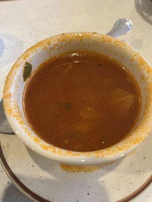 Cabbage soup! Not as good as my own but still pretty darn yummy