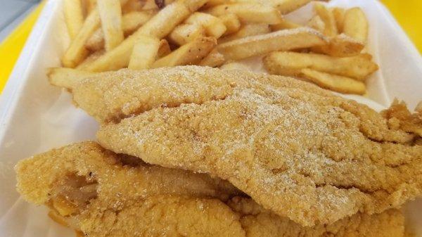 Catfish & fries.