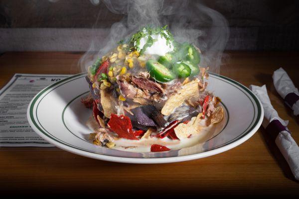 smokestack pork nachos