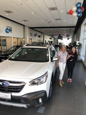 Car was washed and ready with a sold, sitting in the showroom waiting for us!  Thank You          Subaru of Santa Monica