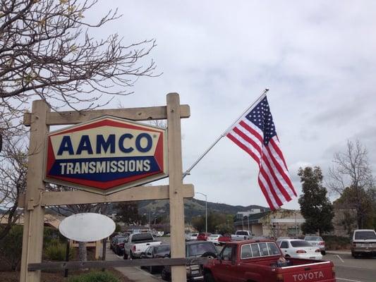 At AAMCO  of San Rafael we support our Local Community and our Troops of United State of America