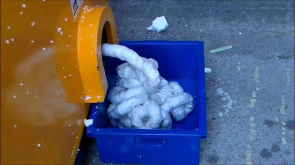 Melting recycling EPS Styrofoam