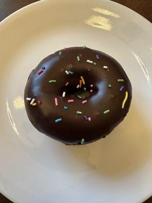 Chocolate cake donut