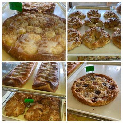 Pastries and coffee cakes