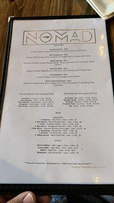 Nomad Menu