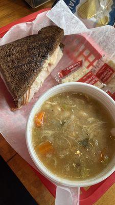 The Turkey Reuben & white chicken chili