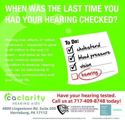 Better hearing is better health!