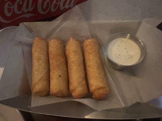 Buffalo Chicken Egg rolls