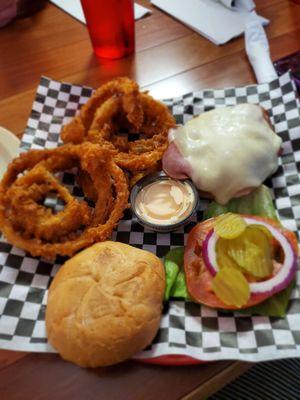 Cordon blu and onion rings tasty