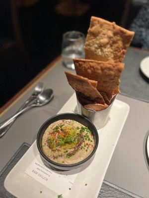 Eggplant Babaganoush (~$13)