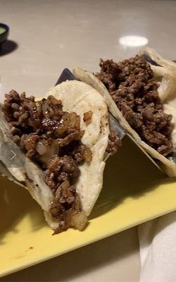 Steak tacos