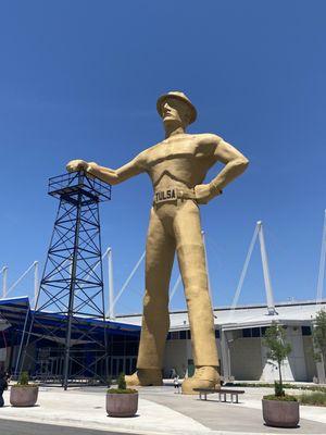 Golden Driller Man